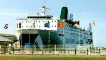 Unloading at Cherbourg